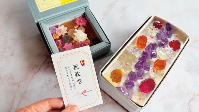 【敬老の日ギフト】秋の花と宝石を贈る。ハラペコラボの“食べるアート”秋限定スイーツ2種を提案