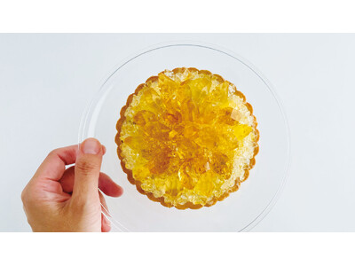 黄金色の宝石を食べる！11月の誕生石トパーズとシトリンが輝くアイスタルトを10月24日より20台の限定販売開始