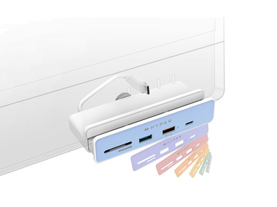 HYPER、iMac24インチ専用のカラーマッチングUSB-Cハブ2種、販売開始～クランプ式の簡単取り付け、7色全てに対応、高速データ通信を実現～