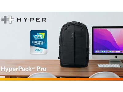 HYPER、Apple「探す」機能を搭載したビジネス・普段使い用バッグ「HyperPack(TM)️ Pro」発売前事前アラート登録を開始