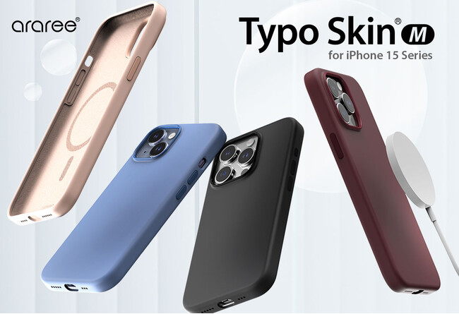 arareeAOς𑹂Ȃ킸MagSafeɑΉAiPhone 15VRP[X