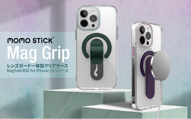 MOMOSTICKA擾̃X}zObvrgCIMagsafeΉ iPhone 15 P[X