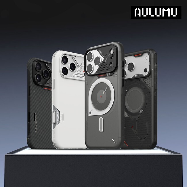 AULUMU、Magsafe対応 iPhone 18 Pro/ 18 Pro max 用ケース「A18」シリーズ発売