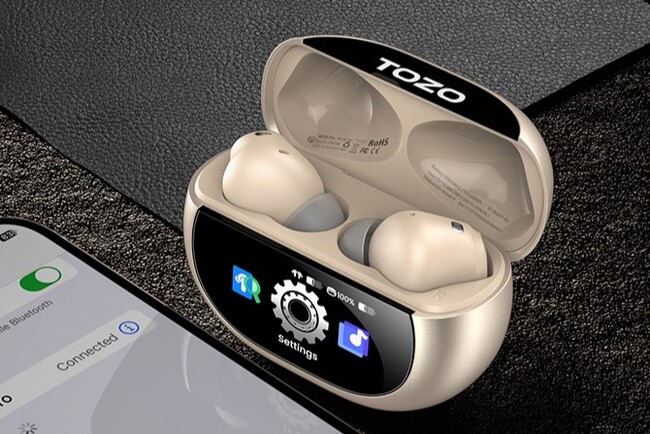 TOZO�A�G���đ��삷��^�b�`�X�N���[���E�ő�-52dB ANC���ڂ̃��C�����X�C���z���wAerosound6 Pro�x����