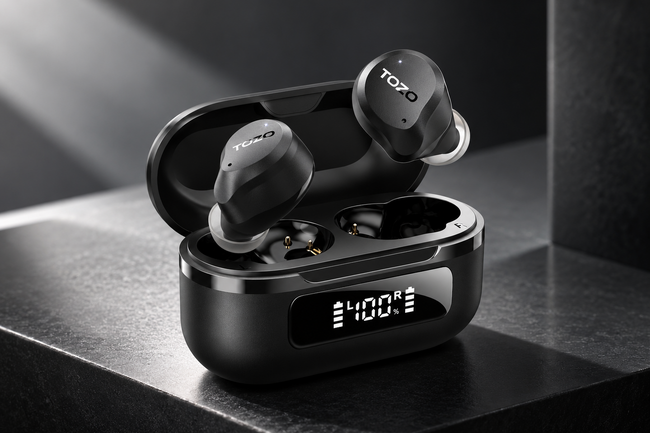 TOZO�AVGP2026��܁A�ő�-45dB ANC���ځE�ő�55���ԍĐ��̃��C�����X�C���z���wAeroSound�x����