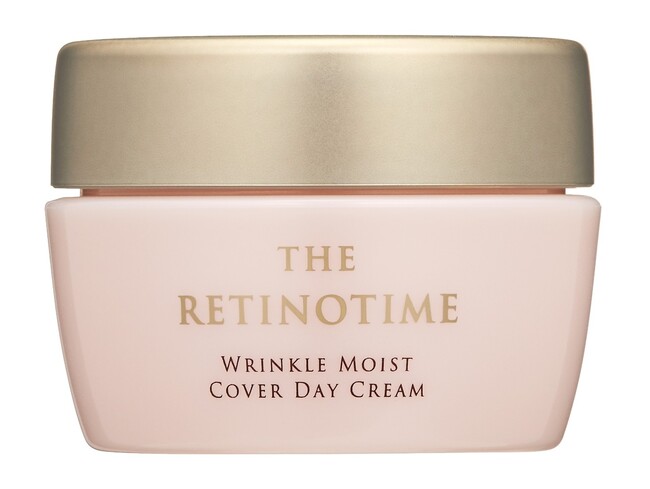 「ザ・レチノタイム」の１品７役でシワを改善する 日中用の薬用クリーム・ファンデーション 薬用シワ改善 リンクルモイスト カバーデイクリームが新登場
