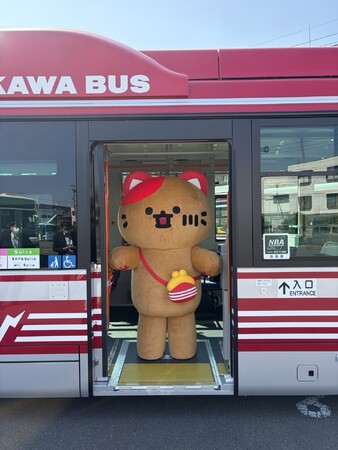 立川バスオリジナルキャラクター「にゃちかわさん」デビュー！！