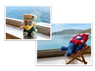 お気に入りのぬいぐるみと船旅の思い出を！| ジャンボフェリー「あおい」に“ぬい撮りフォトスポット”が登場