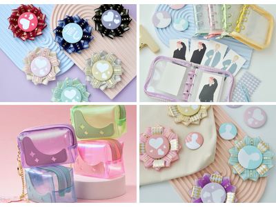 大人可愛いハート柄缶バッジロゼットや夏っぽクリア感グッズ収納ポーチが新登場！