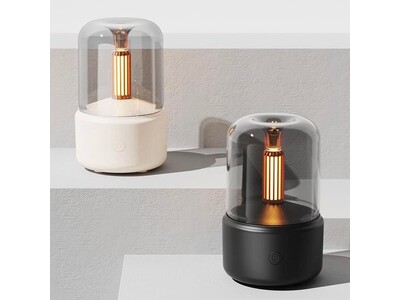 シンプルデザインが大人可愛いライト付き超音波式加湿器を販売開始！