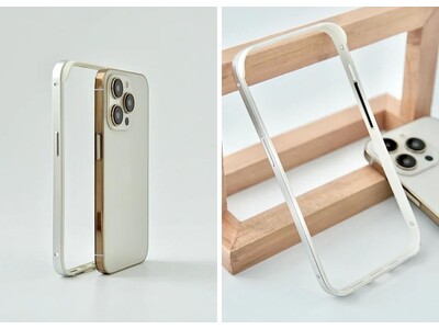 【iPhone15対応】シンプルなデザインが魅力のメタルスマホケースを新発売！