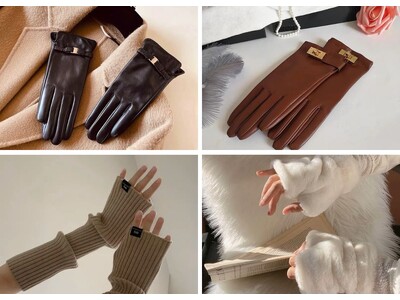 着けたままスマホ対応の大人可愛い冬の手袋を発売！