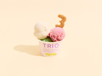 TRIO展×TUTTOコラボジェラートがTRIO CAFEにて販売開始！
