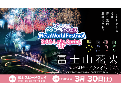 「富士山花火 vs スピードウェイ 2024」世界でも珍しいドローン生中継が決定！花火打ち揚げ前のコンテ...