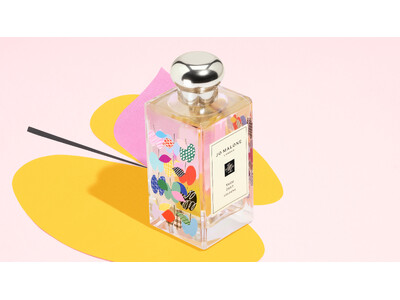 【ジョー マローン ロンドン】原宿限定の香り「ユズ ゼスト コロン」がアートと出会う、SHOGO SEKINE氏との限定デザインボトルが登場