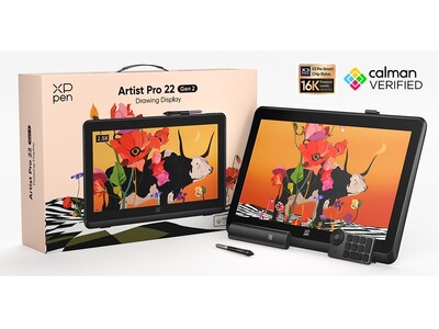 XPPen Artist Pro シリーズ液晶ペンタブレットに。22インチ2.5Kモデル