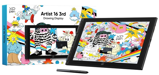 プレスリリース「XPPen Artist 3rd(サード)シリーズより新サイズ液晶ペンタブレットが登場!!「Artist 16 3rd(サード)」」のイメージ画像