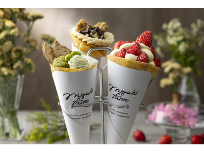 ＜MIGAKI FARM＞季節を味わう、花束のようなクレープを--「MIGAKI FARM SHOP&CAFE 閖上店」2025年7月1日、名取市・かわまちてらす閖上にグランドオープン！