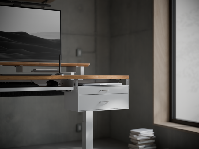 PREDUCTS：大型ガジェットも収納できる、2段型デスク用引き出し「Drawer Two Plus」販売開始