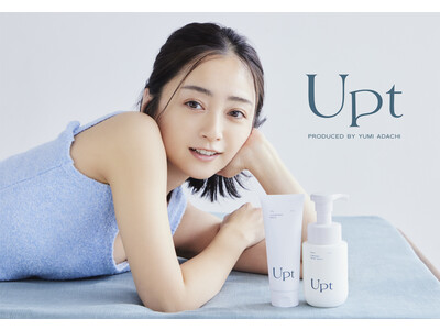 安達祐実プロデュースブランド「Upt（ウプト）」より待望の新商品が4月24日(月)登場！第二弾は「手軽な落とすケア」を叶える、クレンジングバームと泡洗顔料の2アイテムをラインナップ。