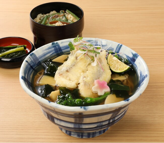 「信州そば処 そじ坊」天然真鯛や鰹、菜の花など春の味覚をふんだんに使った季節のおすすめ限定メニューを2025年3月19日(水)より提供します。