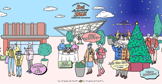 ふかや花園アウトレット開業3周年　最大80%OFFの記念セール「3rd Anniversary Sale」11月7日（金）より開催