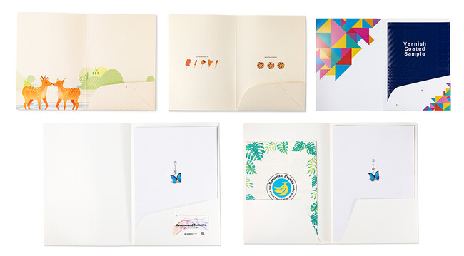 【環境対応用紙の印刷を強化】紙製ポケットホルダーの印刷サービスをリニューアル