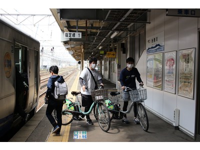 電車に自転車を持ち込めます！トキ鉄「サイクルトレイン」運行中（新潟県糸魚川市）