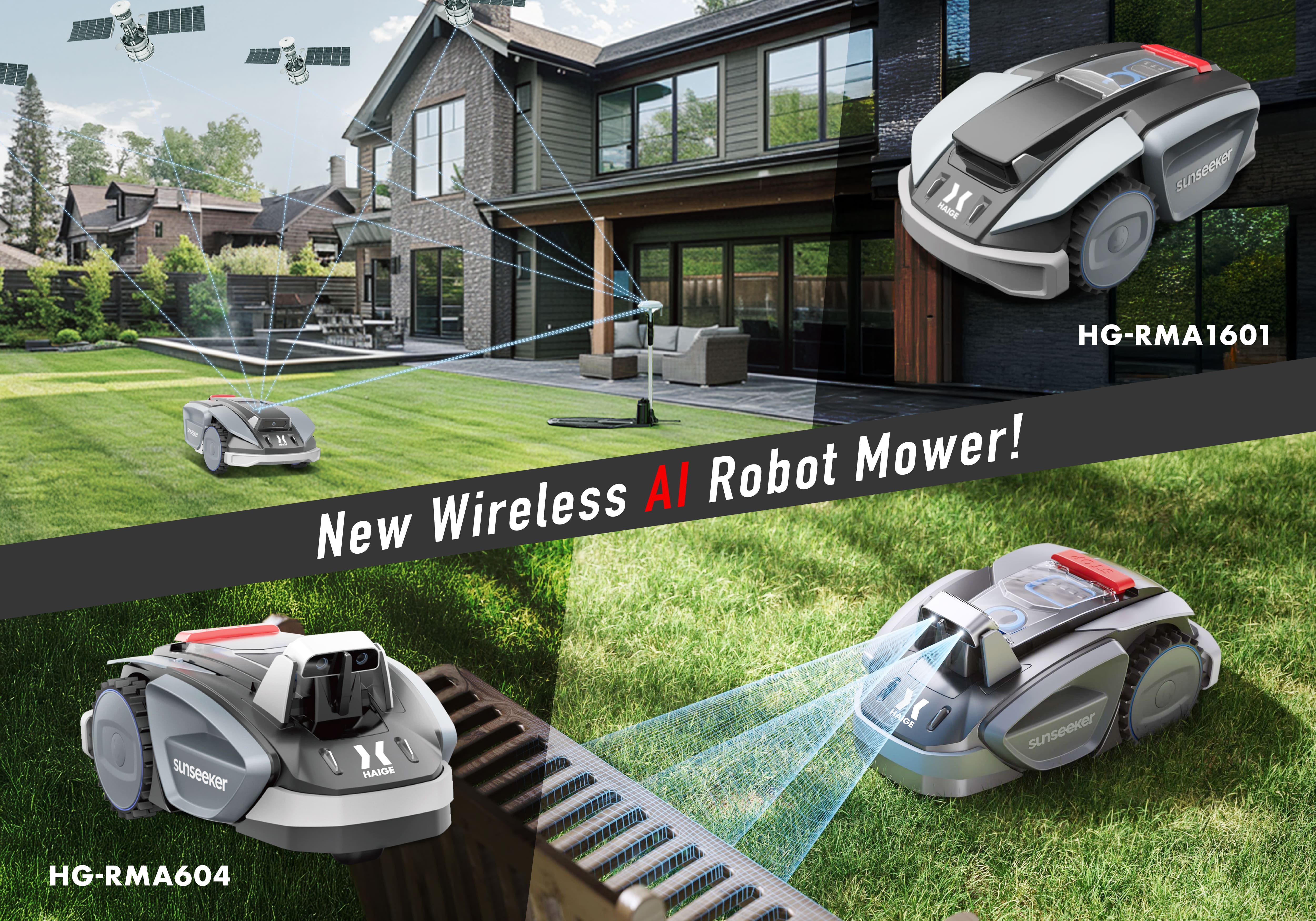 【新製品】人気のロボット芝刈機シリーズにワイヤレス版登場！芝刈りがもっとスマートに