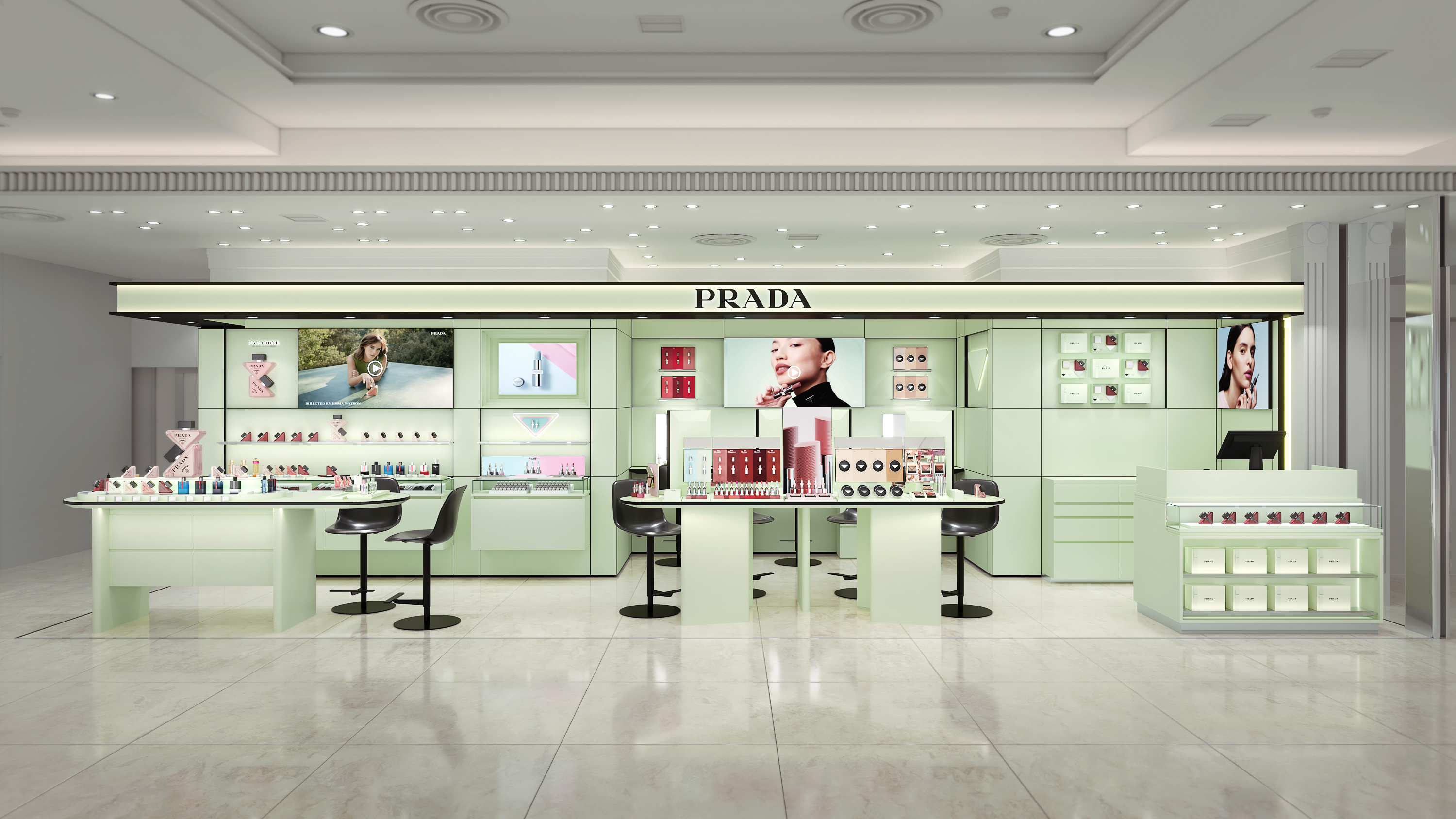 ＜プラダ ビューティ＞神戸に初上陸、大丸神戸店に「プラダ ビューティ ストア」をオープン