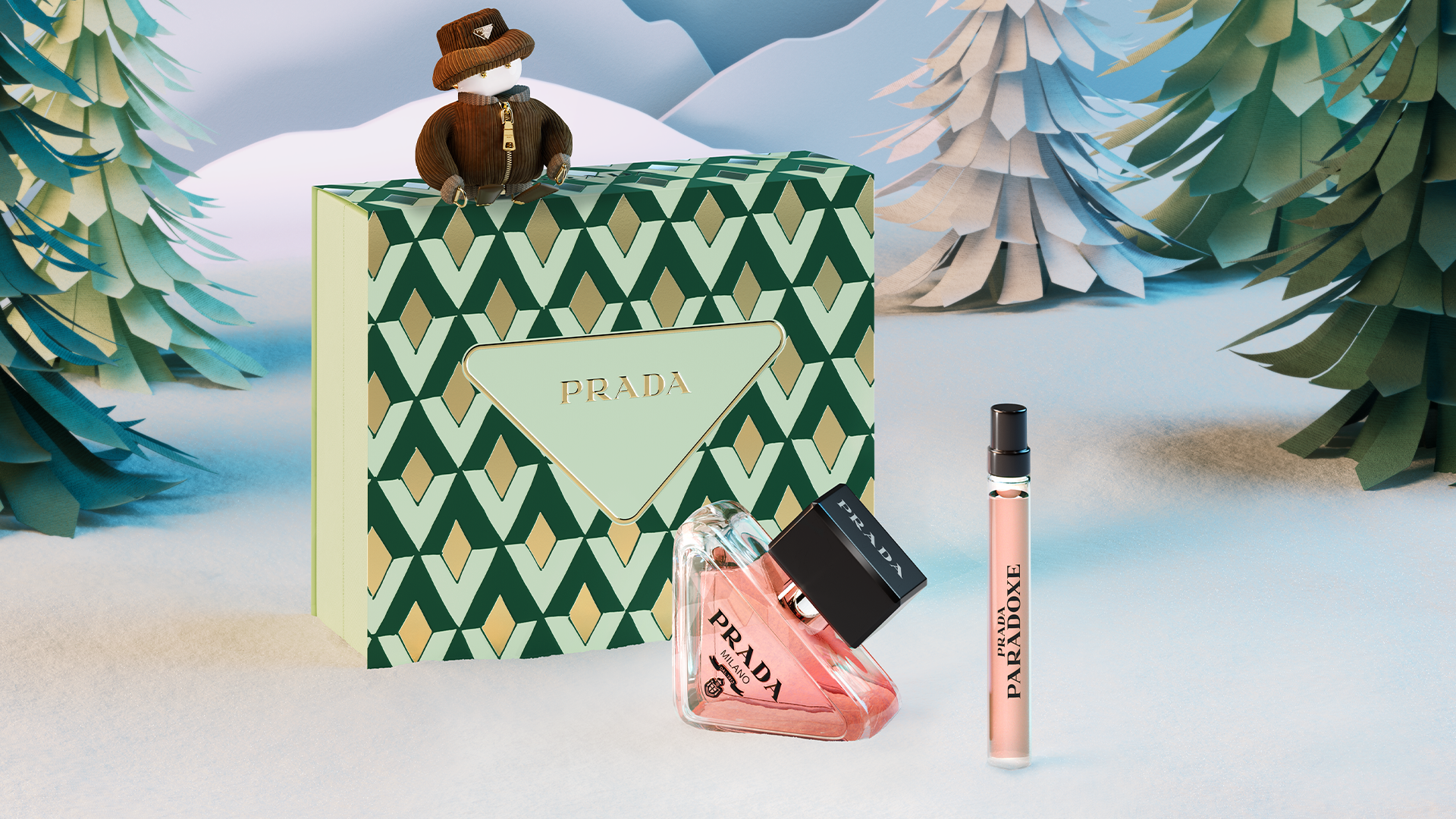 ＜プラダ ビューティ＞を代表するフレグランス「パラドックス」をお楽しみいただけるホリデーコフレが登場