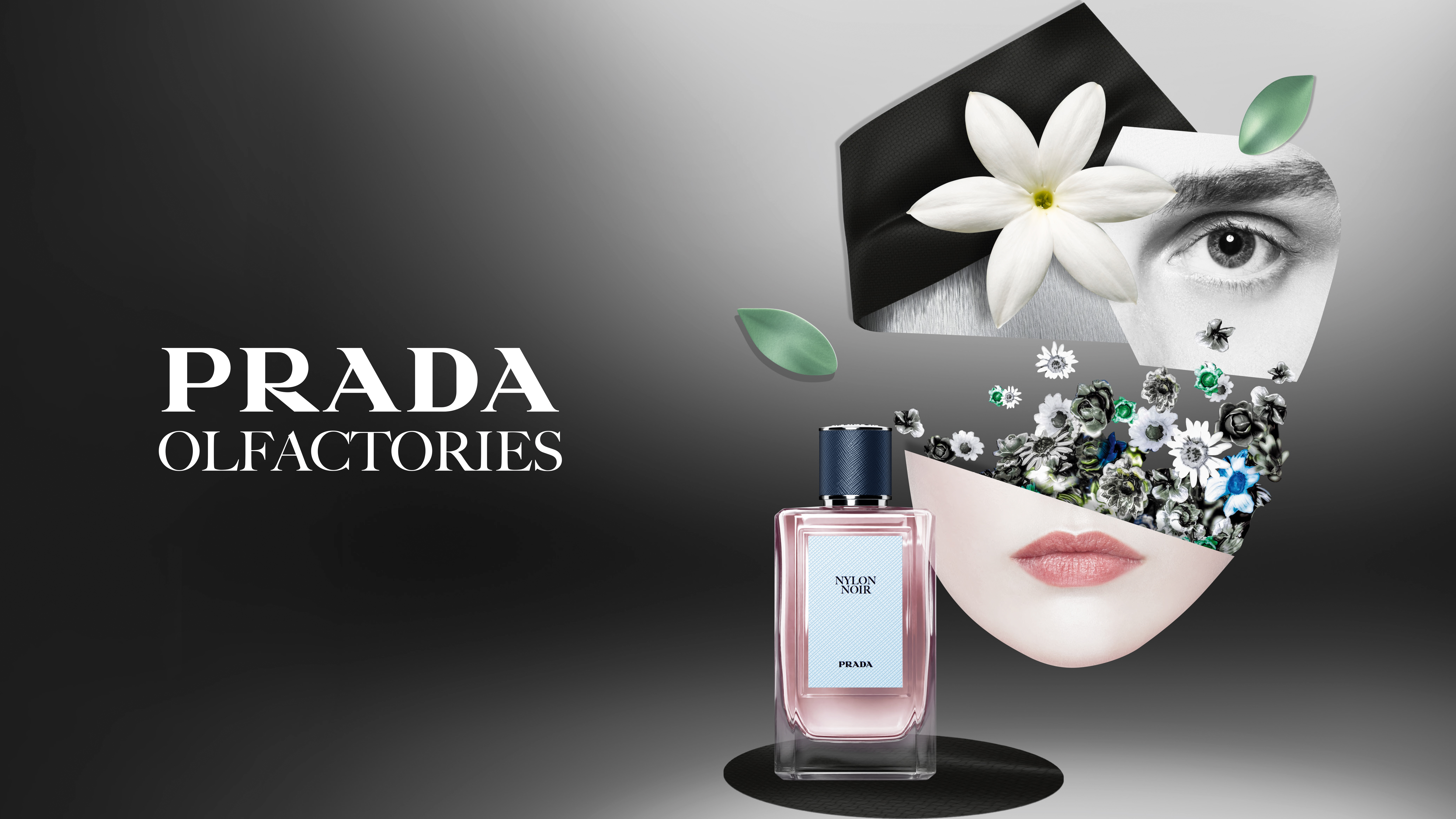 ＜プラダ ビューティ＞「ナイロン」から着想を得た、「プラダ オルファクトリー ナイロン ノワール」ほか、４つの新フレグランスが登場。プラダ唯一無二のコレクションが新たな香りを加えて進化