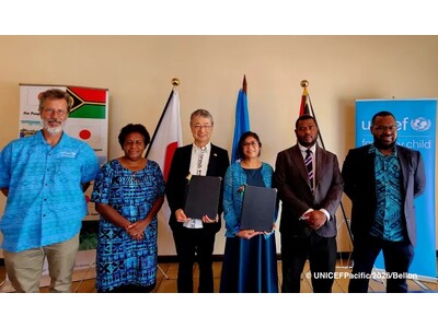 ���{���{�AUNICEF��ʂ����o�k�A�c�ɂ�����ЊQ�ɋ����ی��P�A�T�[�r�X�̋����ɂ��3���l�ȏ���x��