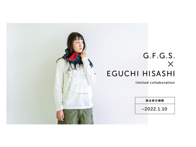 イラストレーター・江口寿史氏×G.F.G.S.   1月10日までの期間限定コラボカットソー「G.F.G.S. × EGUCHI HISASHI limited collaboration」を受注生産
