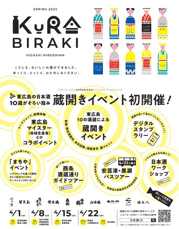 新着イベント続々！予約イベントの受付も開始！「東広島蔵開きイベント２０２３」のメイン画像