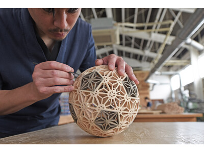 木組みだけで実現した球体型の組子細工「KUMIKO SPHERE」を発表― 天皇杯 JFA 第106回全日本サッカー選手権大会の公式ビジュアルにも採用 ―