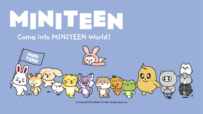 SEVENTEENキャラクター「MINITEEN（ミニティーン）」公式ライセンスグッズ、HMV&BOOKS onlineにて発売