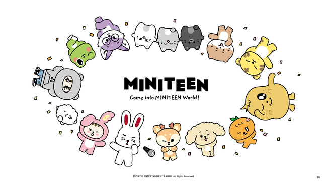 【第1-3弾】LOFT(ロフト)でSEVENTEENキャラクター「MINITEEN(ミニティーン)」公式ライセンス商品販売開始