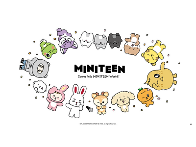【第1-3弾】LOFT（ロフト）でSEVENTEENキャラクター「MINITEEN（ミニティーン）」公式ライセンス商品販売開始