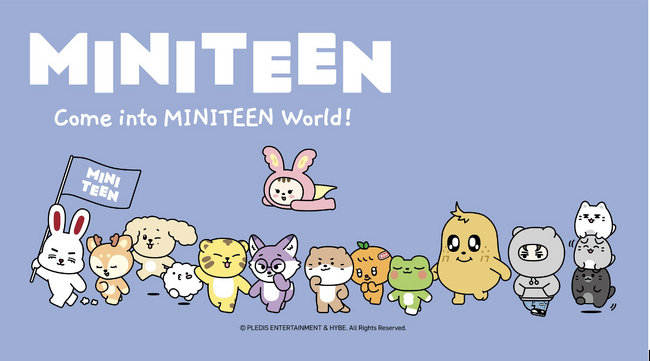 【第3弾発売】SEVENTEEN公式キャラクター「MINITEEN（ミニティーン）」第1弾～第3弾商品を大丸東京店で展開
