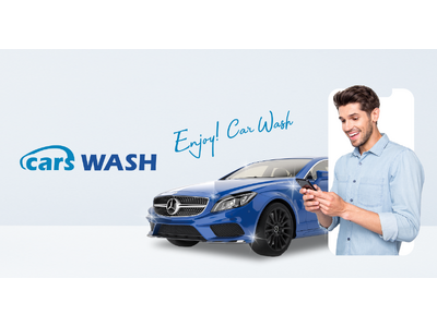 いつでもどこでもおトクにキレイなスマート洗車「cars WASH」をリリース