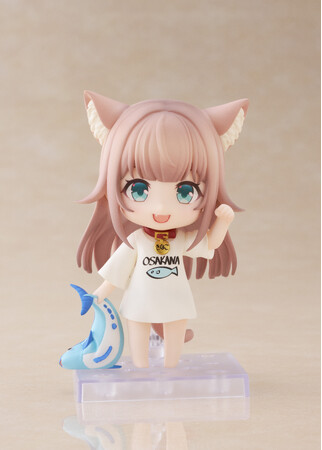 人気イラストレーターしま原先生の『うちのねこが女の子でかわいい』より、「きなこ」がねんどろいどになって登場！