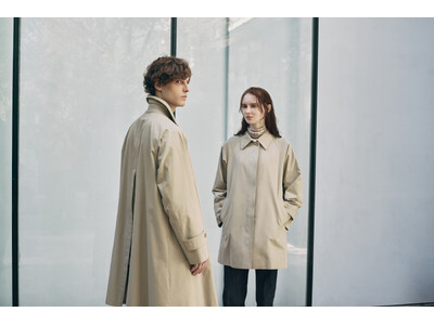 80周年の「サンヨーコート」、温暖化時代の新コート提案。『100年コート ライトウェイトバルマカーンコート』3月4日発売