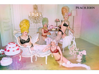 初のHカップ展開も！お笑い芸人 フォーリンラブ バービー×PEACH JOHN“気高いおっぱいプロジェクト”第３弾コレクション本日発売開始。