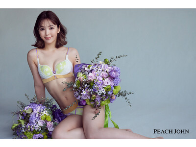 身に着ける女性を花のように咲かせる「ｈａｎａｔａｂａ」プロジェクト始動！クリエイティブディレクターにリリー・フランキーを迎え、PEACH JOHNミューズ藤田ニコルが着こなす新ビジュアルも解禁。