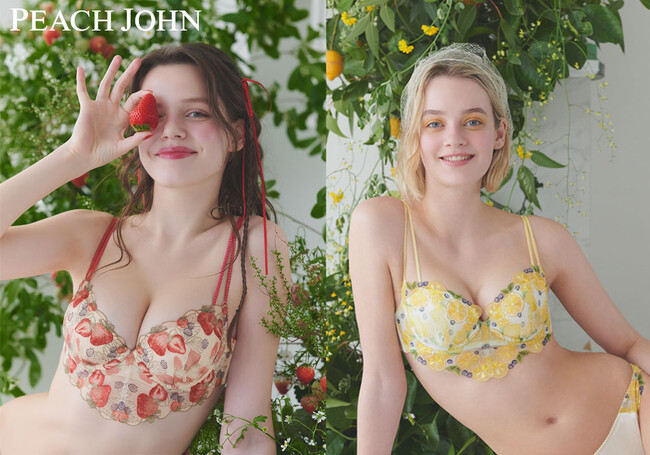 バストに実る、ジューシーフルーツ！PEACH JOHNから、フルーツをテーマにした「フルッティコレクション」第2弾が5月14日(水)に発売！