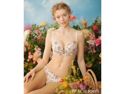 《PEACH JOHN》春の花々が彩る「Floral Romance Collection」ランジェリー＆ルームウェアが発売。