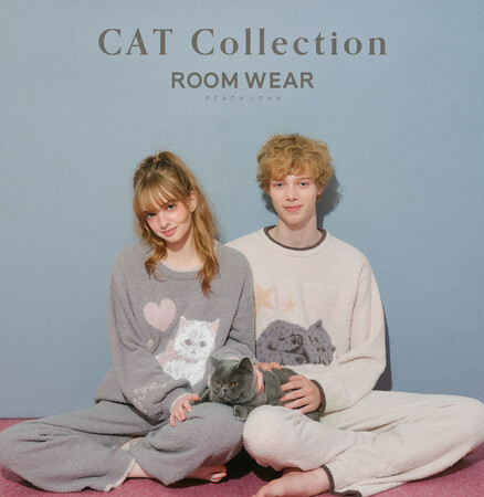 愛らしい子猫たちに癒やされる「CAT Collection」が今年も登場!PEACH JOHN ROOMとPEACH JOHN BEAUTYから同時発売。