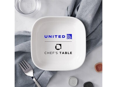 ユナイテッド航空、Chef’s Tableと共同で世界の著名なシェフたちによる新しい特別機内食を提供