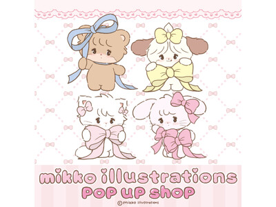 今注目の『mikko illustrations 』POP UP STOREが名古屋パルコで開催中！